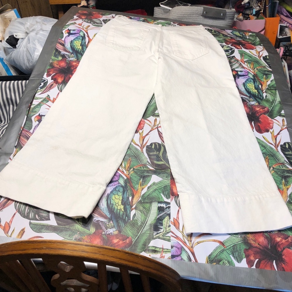 Zara White High-Waist wide Leg jeans